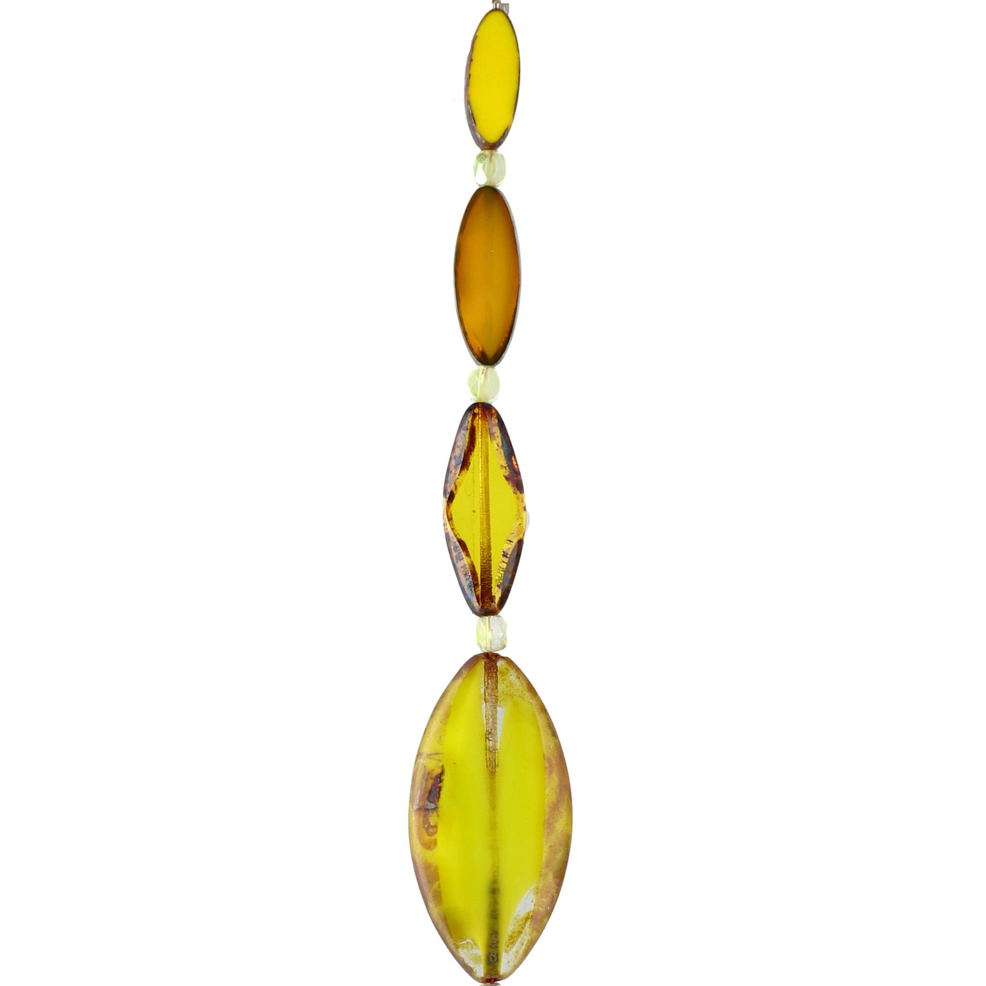 Smooth Czech Glass Oval Bead Mix by Bead Landing